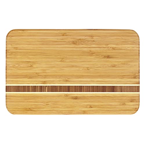 Totally Bamboo Aruba Bamboo Serving and Cutting Board, 12-1/2" x 8" - Image 1