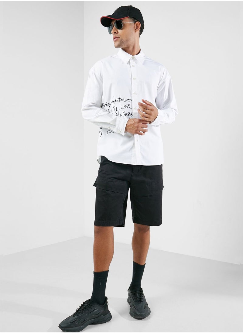 izzue - Rayon Logo Shirt - Image 1