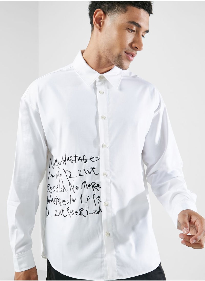 izzue - Rayon Logo Shirt - Image 1