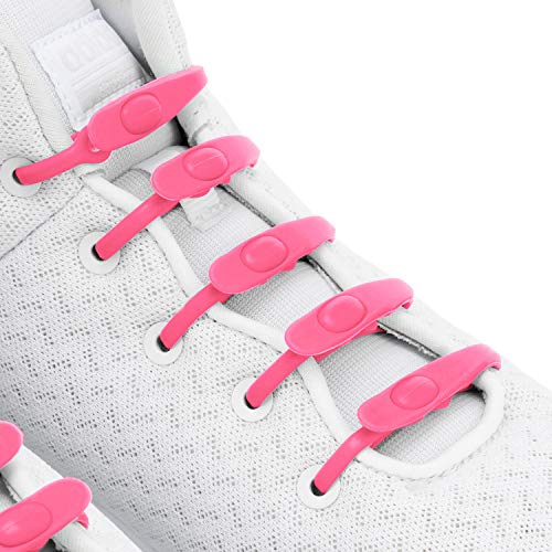 ZOOEASS No Tie Elastic Shoe Laces for Kids and Adults,Best for Sneaker(Hot Pink) - Image 5