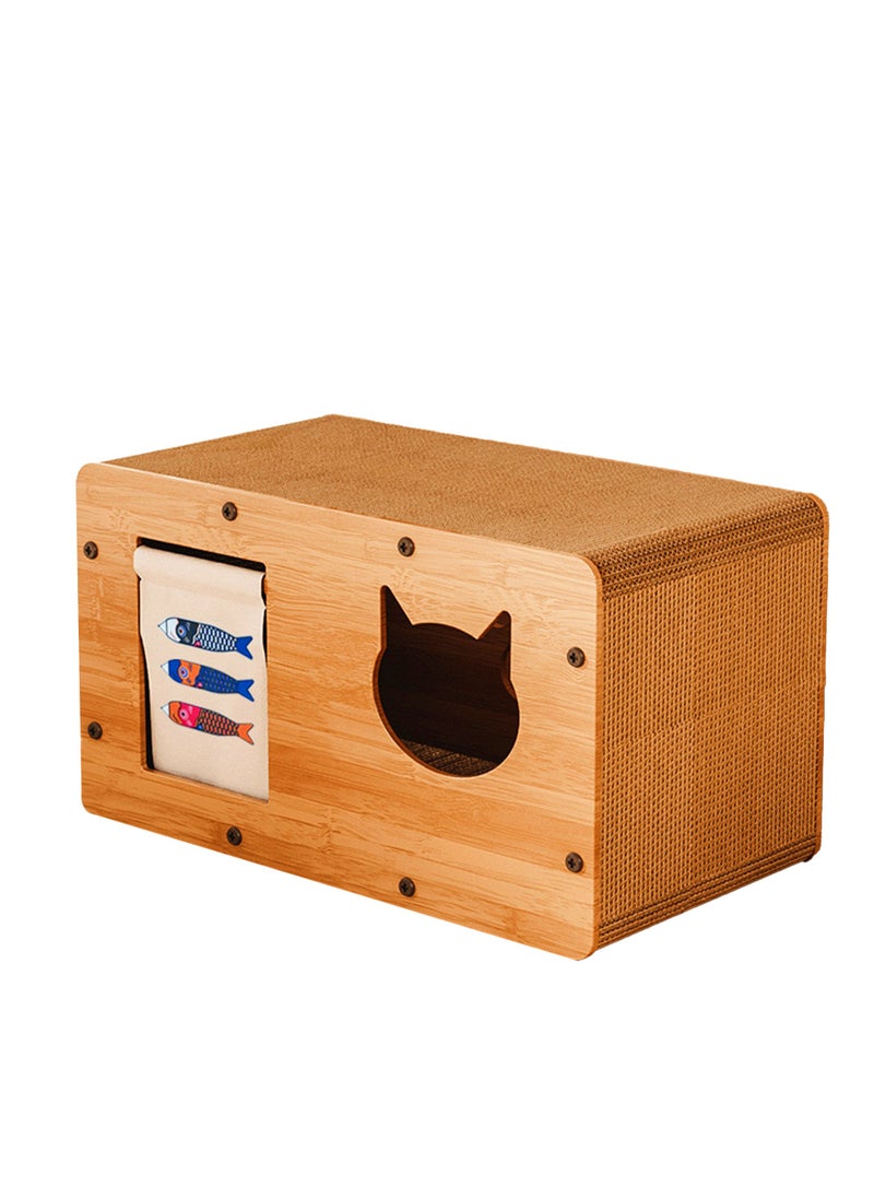 MissTiara New Cat Scratcher and Bed 2-in-1 Durable and Versatile Enlarged Space for Play and Rest  - Image 3