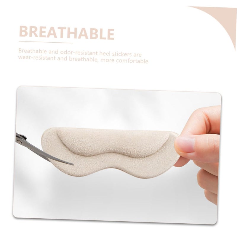 Self Adhesive Heel Pads 4 Pairs Wear Resistant Invisible Shoe Inserts Prevent Blisters - Image 4