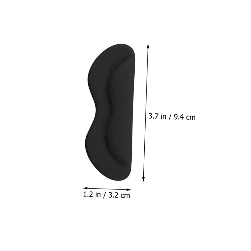 Self Adhesive Heel Pads 4 Pairs Wear Resistant Invisible Shoe Inserts Prevent Blisters - Image 3