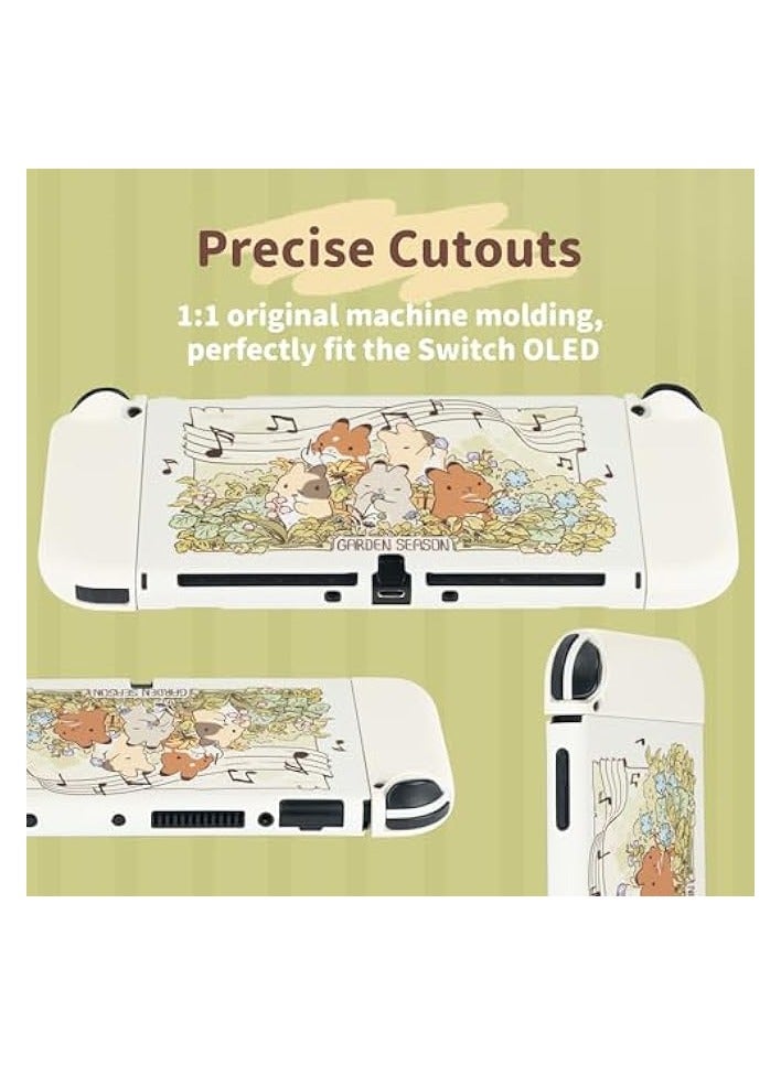 PROMASS Cute Protective Case for Switch OLED Slim Cover Case Hard PC Protective Shell Compatible with Switch OLED - Team Timothy - Image 2