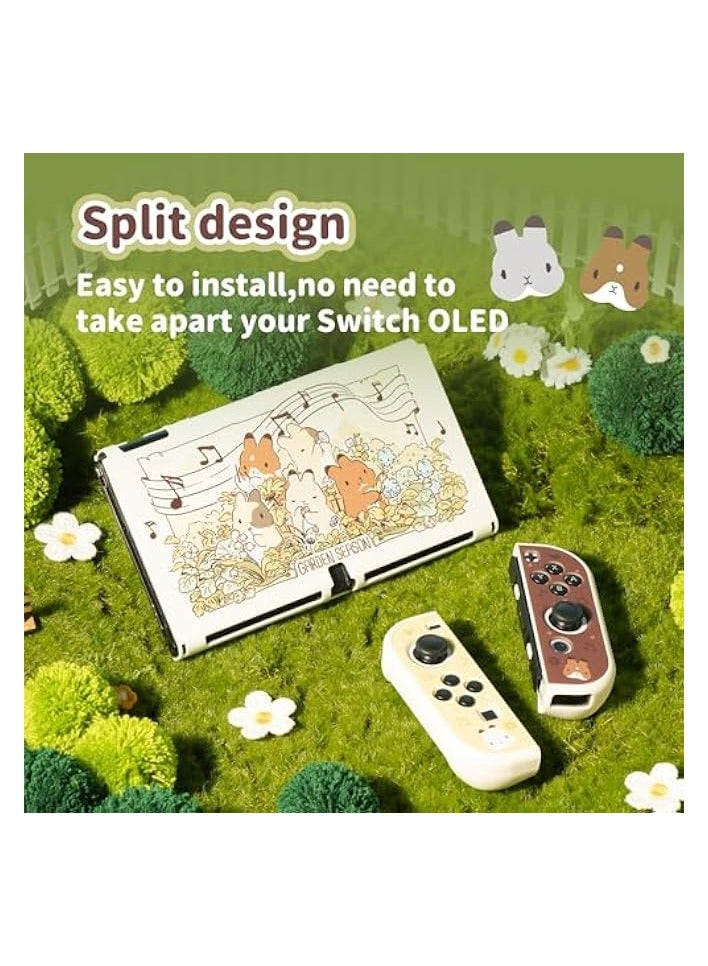 PROMASS Cute Protective Case for Switch OLED Slim Cover Case Hard PC Protective Shell Compatible with Switch OLED - Team Timothy - Image 4