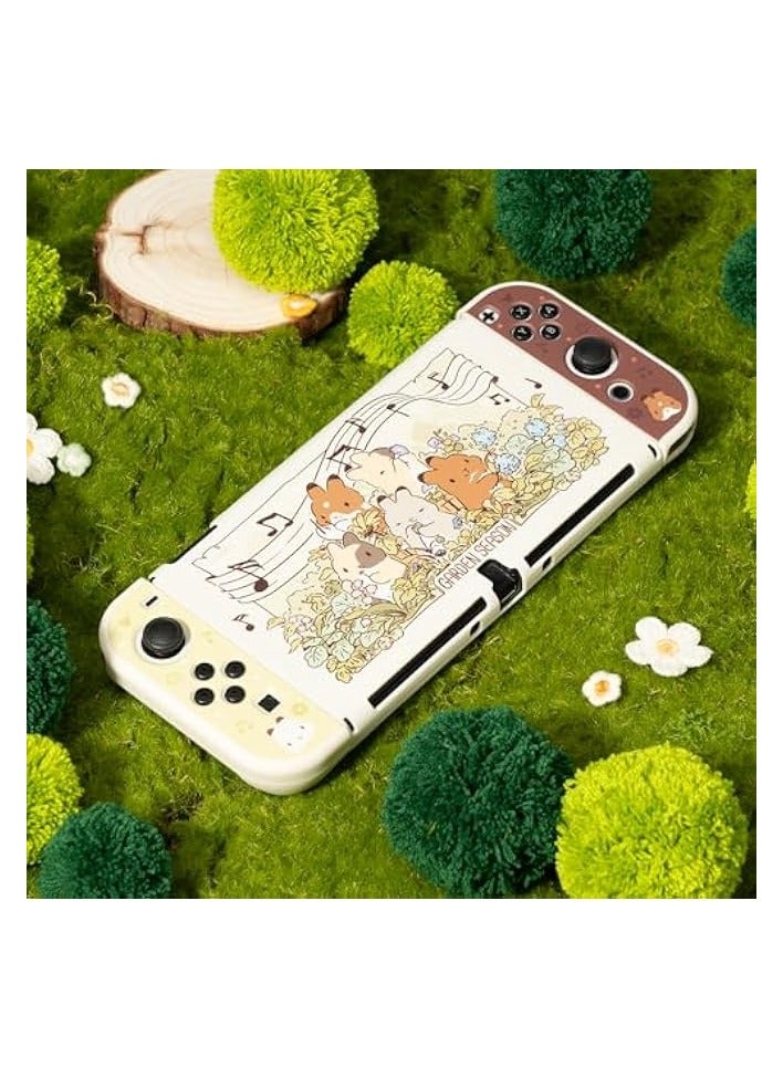 PROMASS Cute Protective Case for Switch OLED Slim Cover Case Hard PC Protective Shell Compatible with Switch OLED - Team Timothy - Image 5