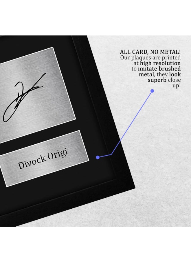 HWC Trading HWC Trading Divock Origi Liverpool Framed Gifts Printed Signed Autograph Picture for Fans and Supporters  - Image 5