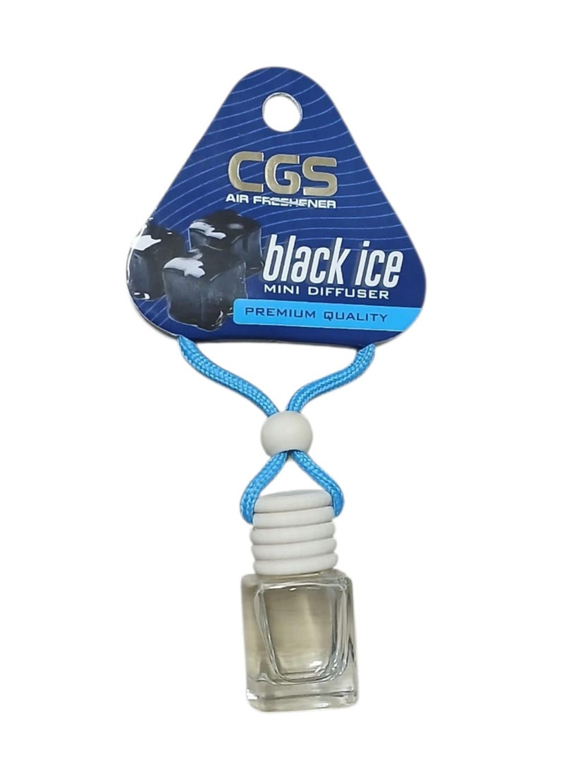 سي جي اس معطر جو - موزع هواء صغير برائحة بلاك آيس للسيارة والمنزل، جودة ممتازة - Image 1