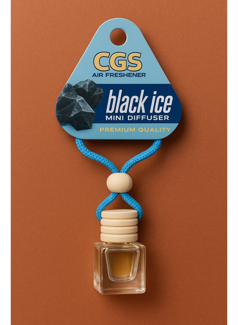 سي جي اس معطر جو - موزع هواء صغير برائحة بلاك آيس للسيارة والمنزل، جودة ممتازة - Image 2