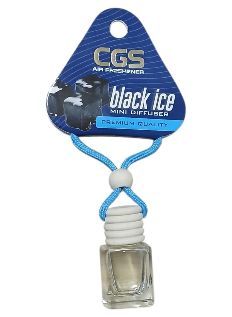 CGS Air Freshener – Black Ice Mini Diffuser for Car & Home, Premium Quality - Image 1