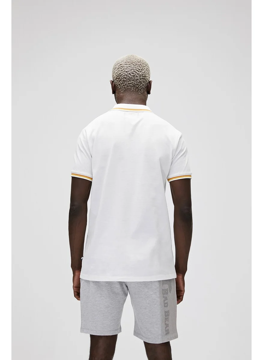 باد بير O Neck Regular Fit Plain White Men's T-Shirt - 21.01.07.023_Groove Polo