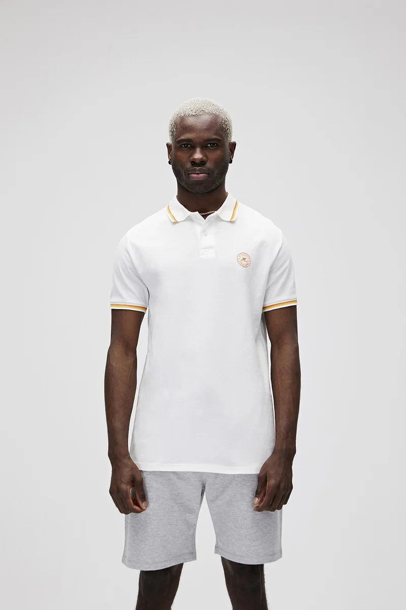 باد بير O Neck Regular Fit Plain White Men's T-Shirt - 21.01.07.023_Groove Polo