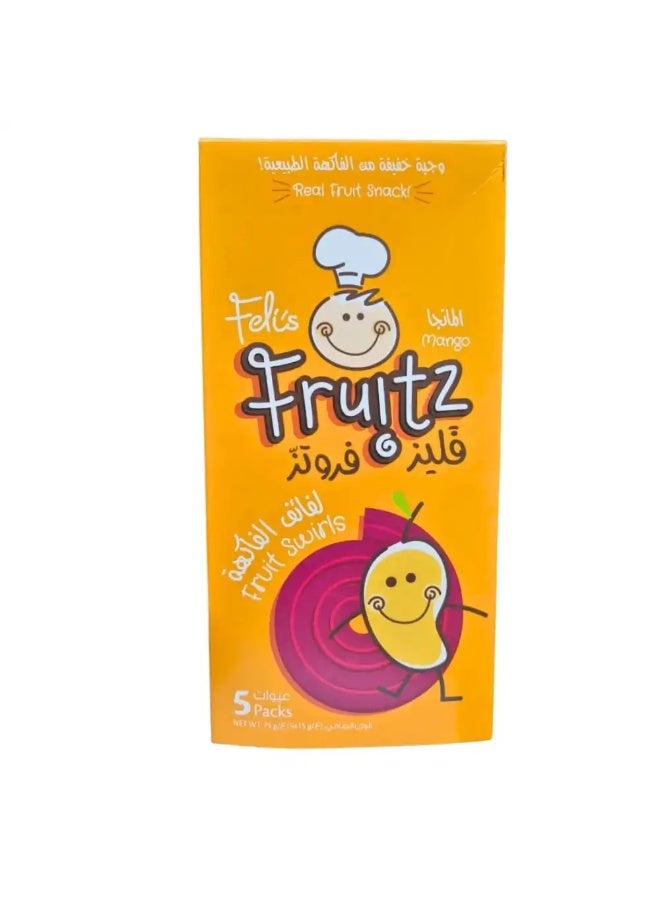 Felis Fruitz Mango Fruit Swirls Real Fruit Snacks- 75gms