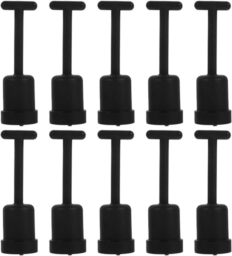 Zerodeko 10pcs Plastic G9 Socket Ring Removal Tool with T-handle, Multi-functional Lamp Shade Ring Wrench for Light Fixture Installation and Socket Collar Removal - Image 1