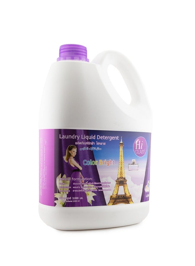 Hi Class Liquid Detergent Color Bright 3000 ml