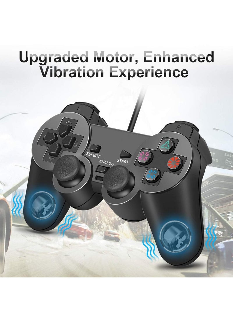 Wired DualShock Remote Controller for PlayStation, High-Performance Gamepad with Responsive Buttons and Ergonomic Design, Compatible with PlayStation Console for Precise Control and Enhanced Gaming Experience - Image 4