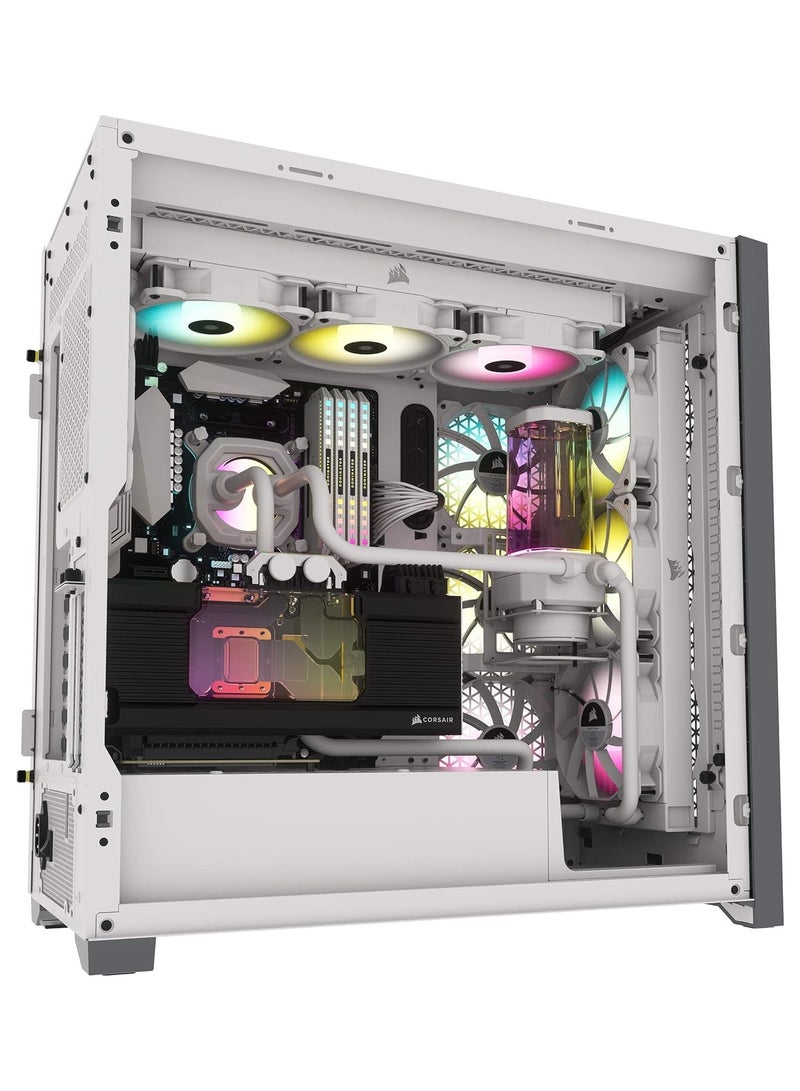 CORSAIR 5000D Cc-9011211-Ww Airflow Tempered Glass Mid-Tower Atx Pc Case  White - Image 5