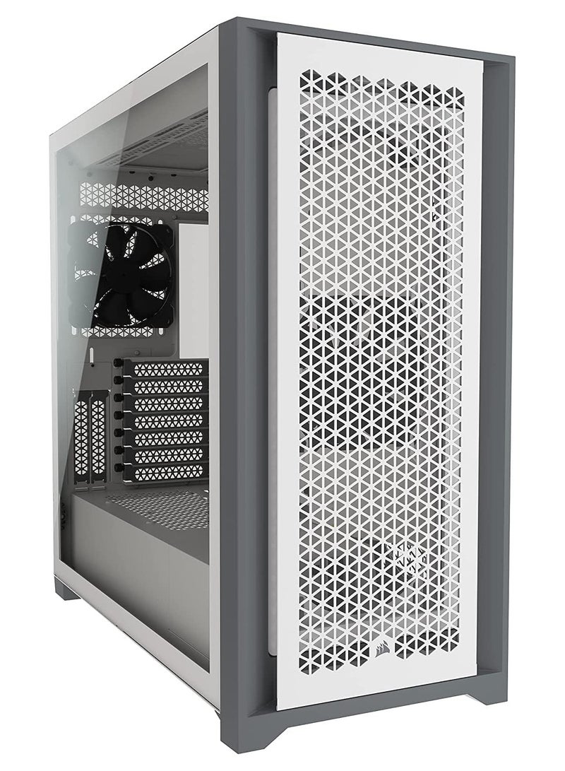 CORSAIR 5000D Cc-9011211-Ww Airflow Tempered Glass Mid-Tower Atx Pc Case  White - Image 1