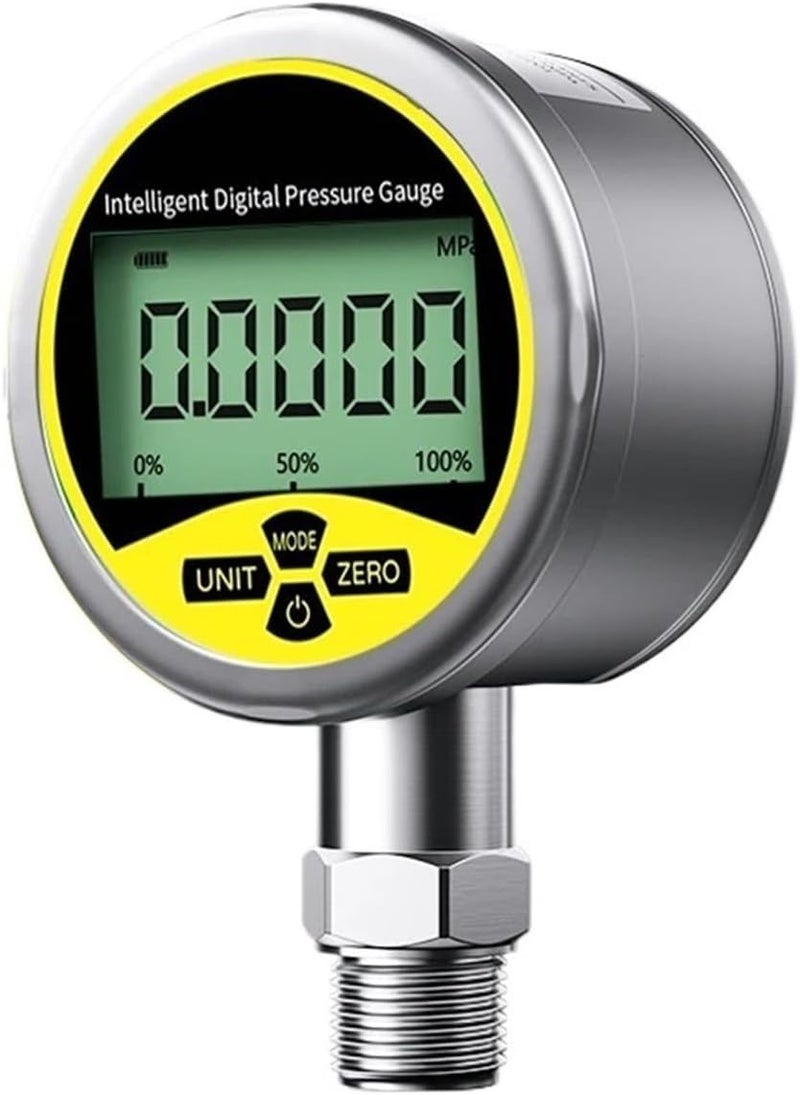 Digital Pressure Gauge -0.1-60Mpa 0.2% LCD Display Pressure Gauge M20*1.5 304SS Digital Pressure Meter 80mm Water Air Manometer(0.2 80mm G1-2,0-4Mpa) - Image 4