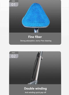 Sharpdo Electric Steam Mop, High Temperature Cleaning Steam Mop, Sweeping/Mopping/Wiping Machine 1600W  - Image 3