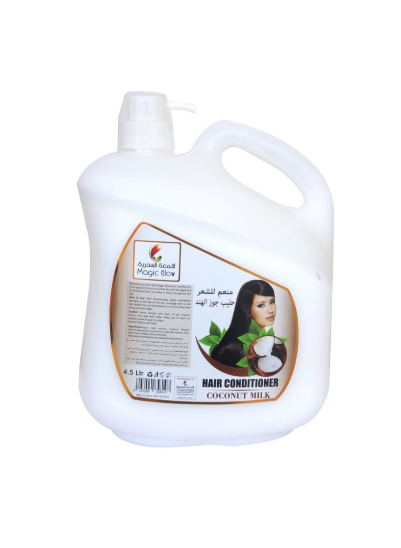 Magic Glow Coconut Milk Hair Conditioner 4.5Ltr - Image 2