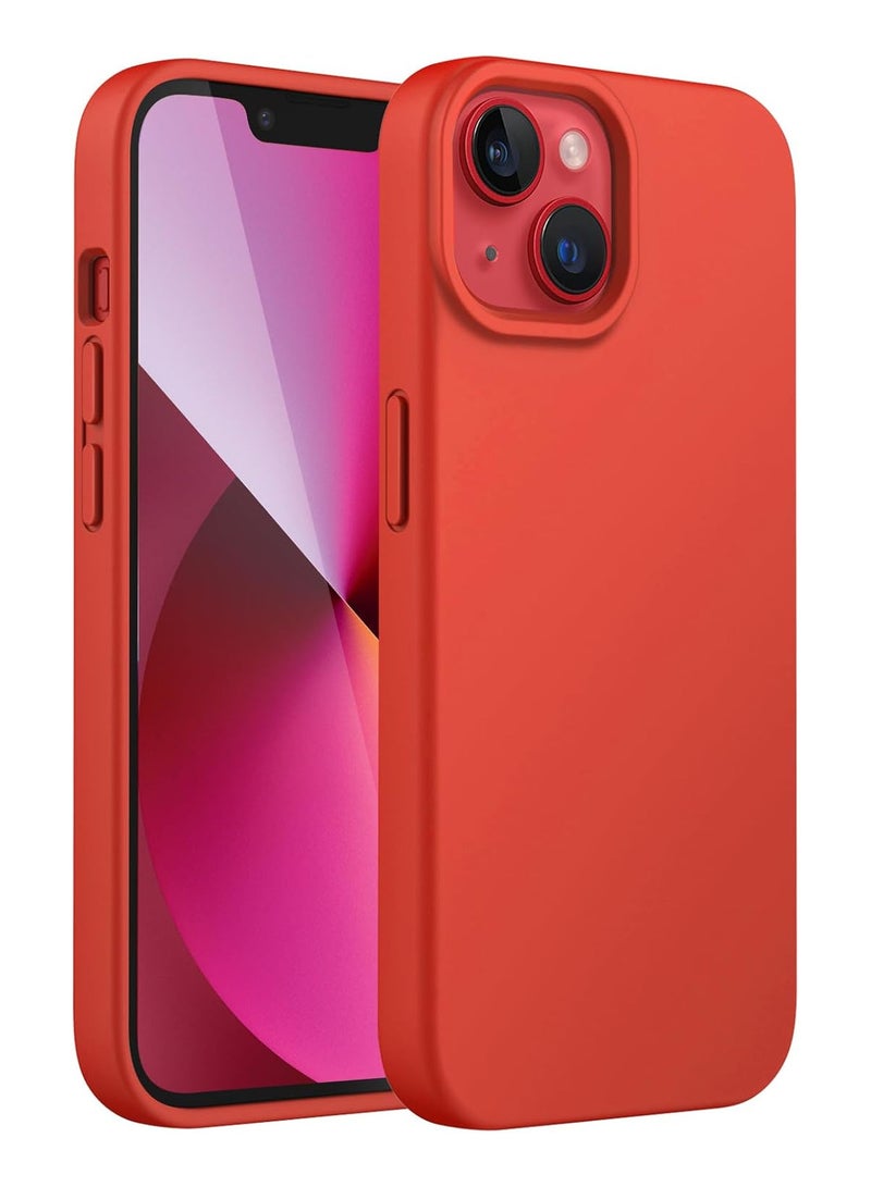 iPhone 15 Case Upgrade Defender Silicone Cover ShockProof Anti-Scratch Protective Phone Case (RED) - Image 3