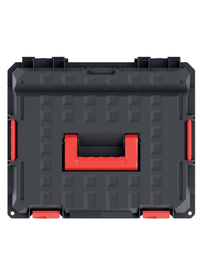 Kistenberg C Block Durable Tool Box with Removable Separators Pro Tool Box Black and Red 29 x 38 x 45 cm - Image 4