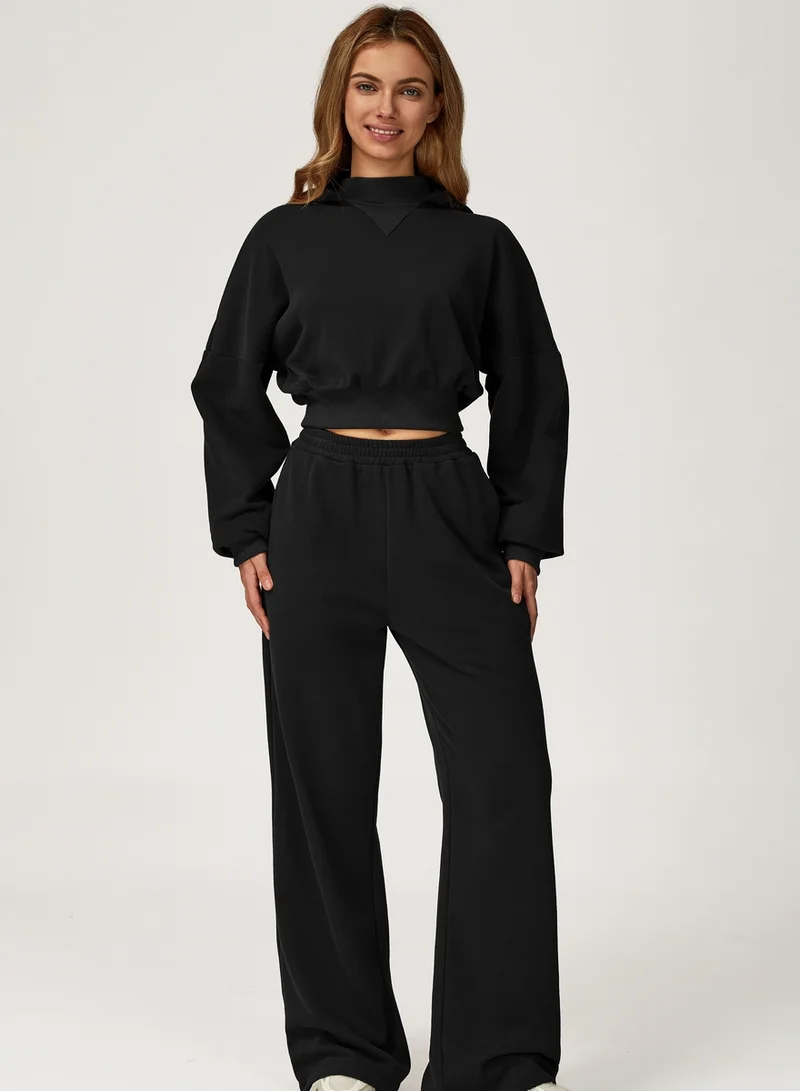 High Waist Wide Leg Joggers