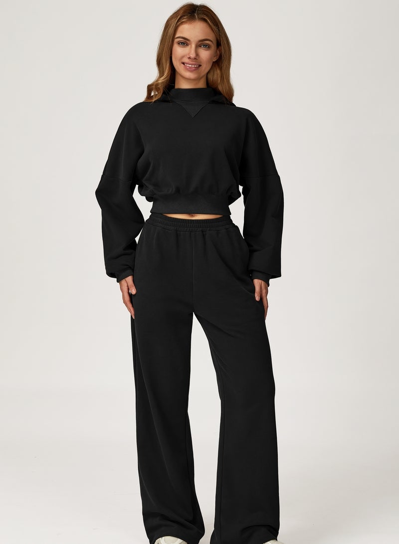 KAWN.YOGA High Waist Wide Leg Joggers - Image 1