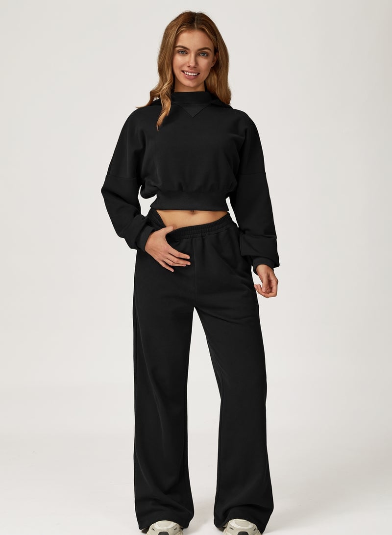 KAWN.YOGA High Waist Wide Leg Joggers - Image 3