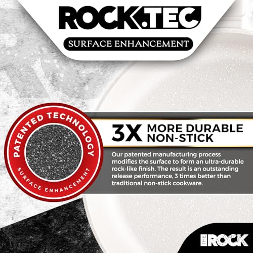 THE ROCK SOHO Ceramic Nonstick Saucepan with Lid, 1.9 Quart Non Toxic Small Pot with PPG Fusion Pro Coating–Nothing Sticks, Never Warps, Lasts Longer, Induction Compatible, PTFE, PFOA&PFAS Free, Cream - Image 3