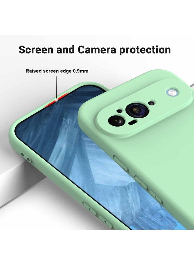 The Bros Phone Case For Google Pixel 9 Pure Color Liquid Silicone Shockproof Phone Phone Case - Image 4
