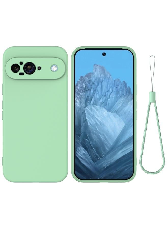 The Bros Phone Case For Google Pixel 9 Pure Color Liquid Silicone Shockproof Phone Phone Case - Image 1