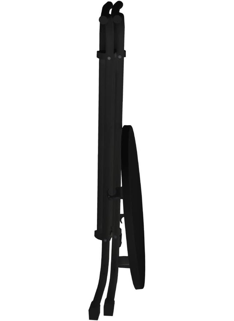 Displays2go Displays2go 235 Inch Round Pub Table with MDF Top 4225 Inch Tall Highboy Cocktail Table with Collapsible Design for Storage Black  - Image 4