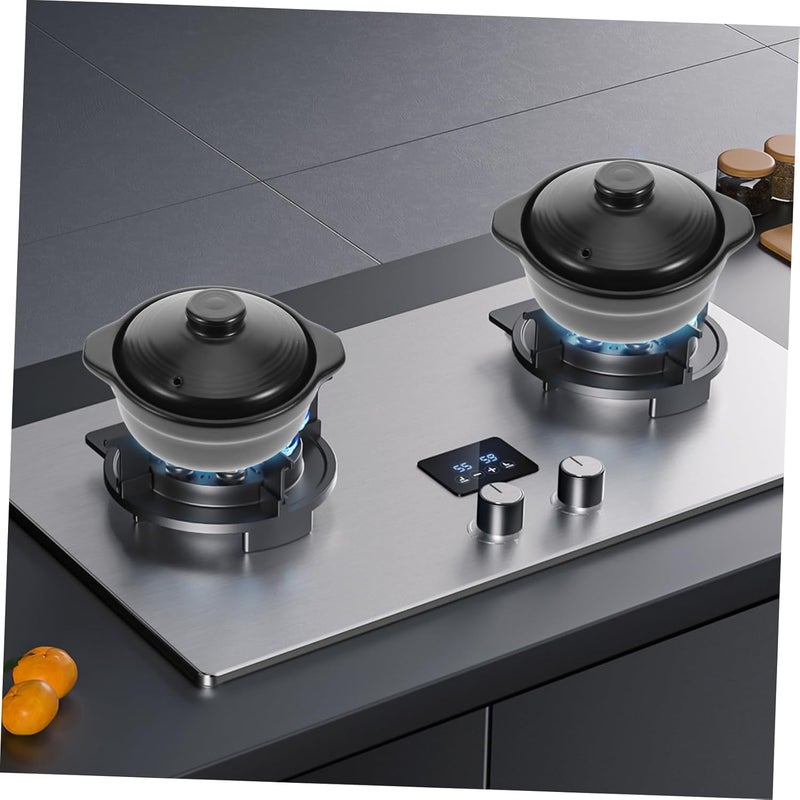 Amosfun Cooking Pot Japanese Pot Ceramic Casserole Kitchen Cookware Double Handle Non-stick Surface Safe to Use - Image 4