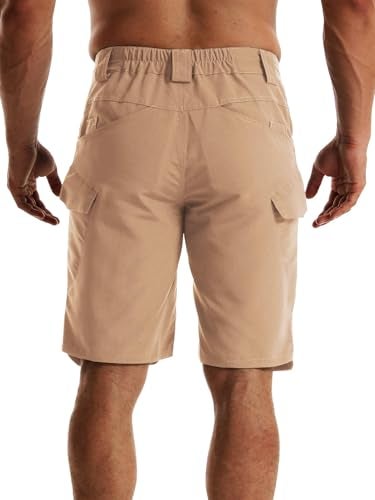AUTIWITUA Men's Hiking Shorts Waterproof Tactical Cargo Short Pants Quick Dry Work Shorts with Multi Pockets(No Belt) - Image 5
