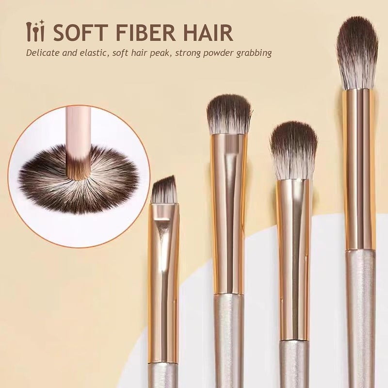 Aputue Makeup Brush, 15Pcs Professional Brush Set for Foundation, Concealer and Eyebrow, Complete Makeup Kit for Women with Soft Bristles - Image 3