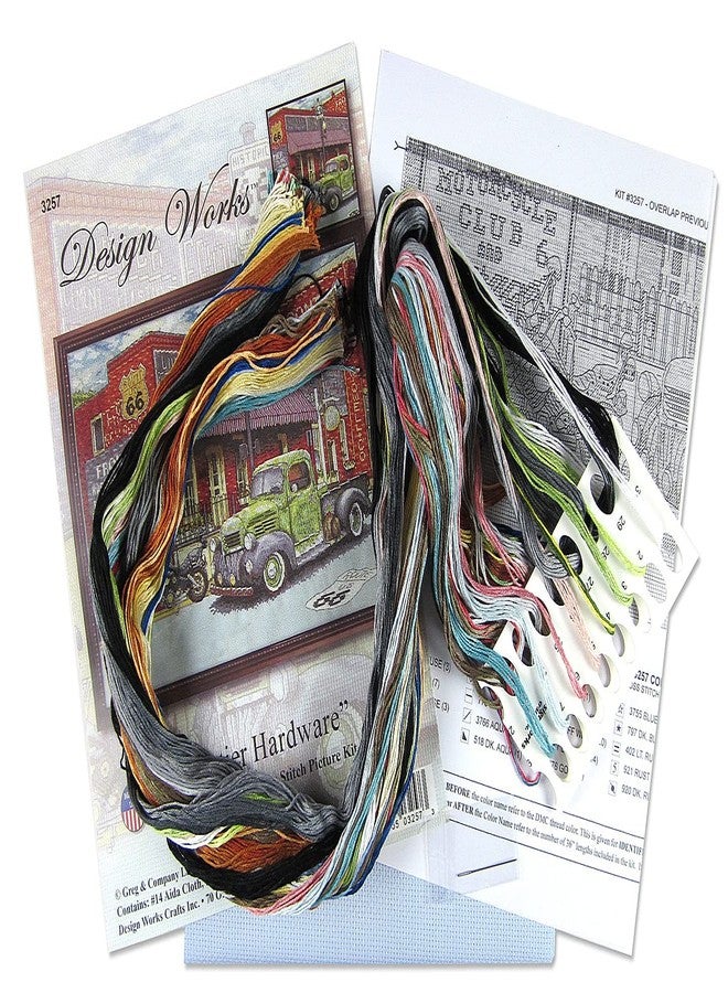 DesignWorks Ink Design Works Frontier Hardware Counted Cross Stitch Kit, 14" x 20", Multicolored - Image 3