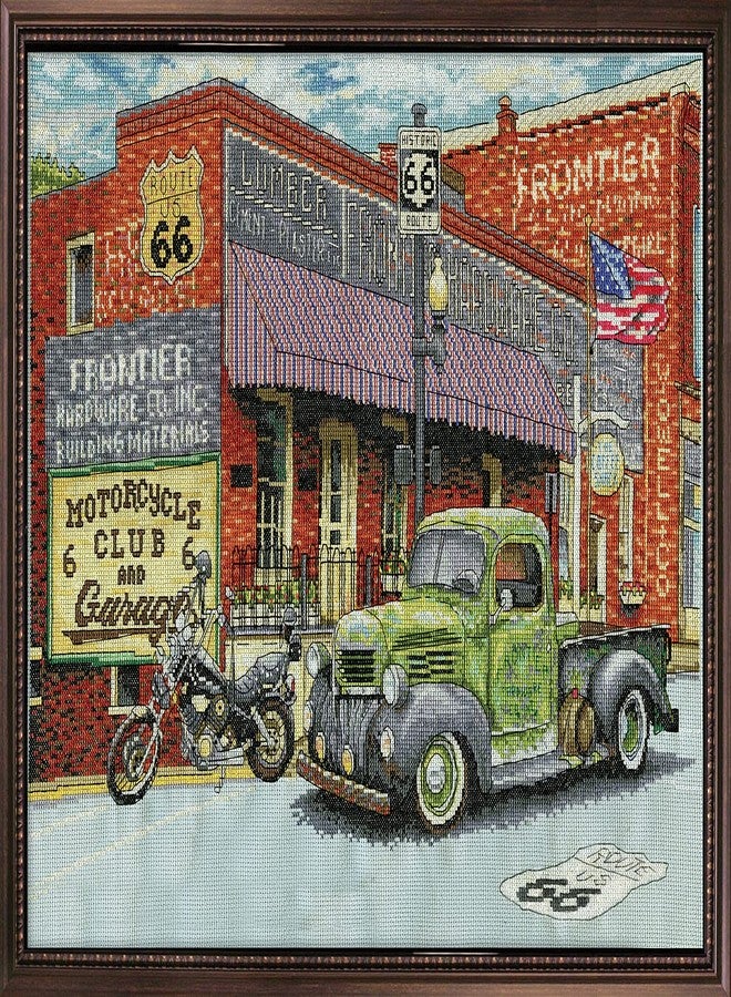 DesignWorks Ink Design Works Frontier Hardware Counted Cross Stitch Kit, 14" x 20", Multicolored - Image 1