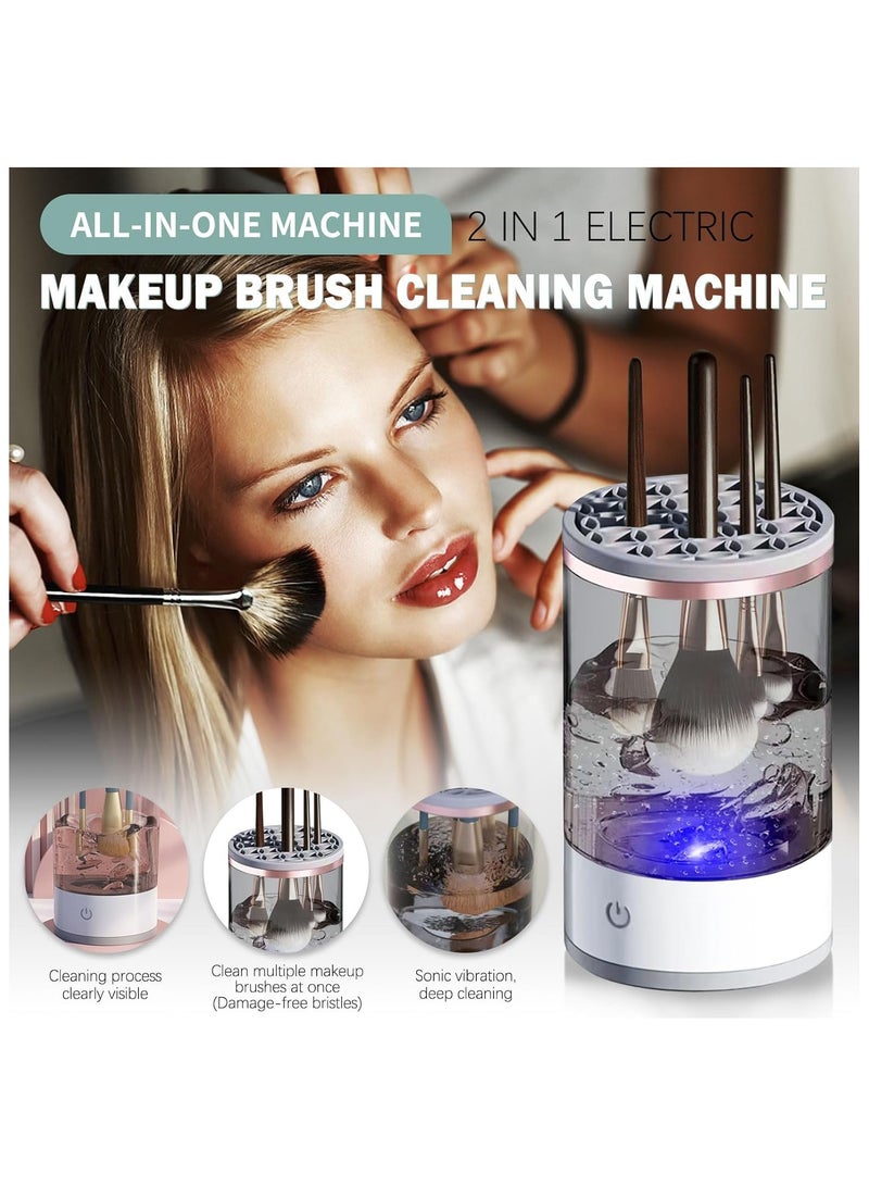 Automatic Makeup Brush Cleaner Automatically Rotates for All Types of Makeup Brushes USB Powered Makeup Brush Cleaner - Image 5