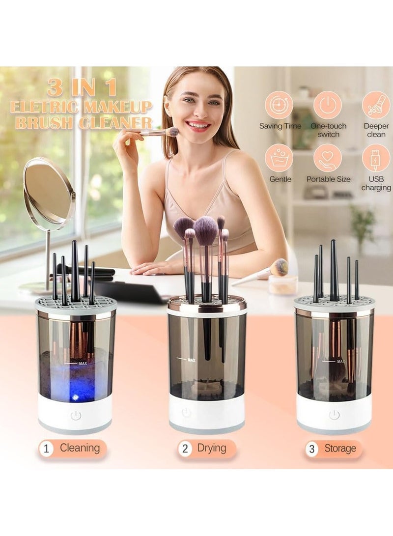 Automatic Makeup Brush Cleaner Automatically Rotates for All Types of Makeup Brushes USB Powered Makeup Brush Cleaner - Image 2