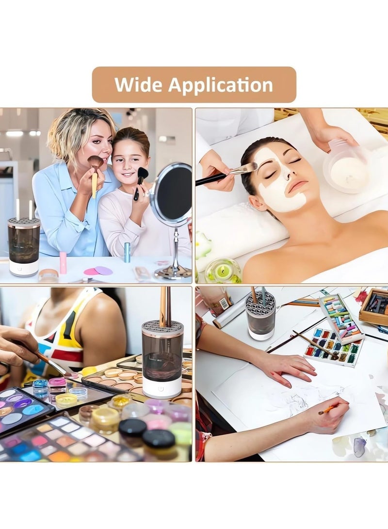 Automatic Makeup Brush Cleaner Automatically Rotates for All Types of Makeup Brushes USB Powered Makeup Brush Cleaner - Image 4