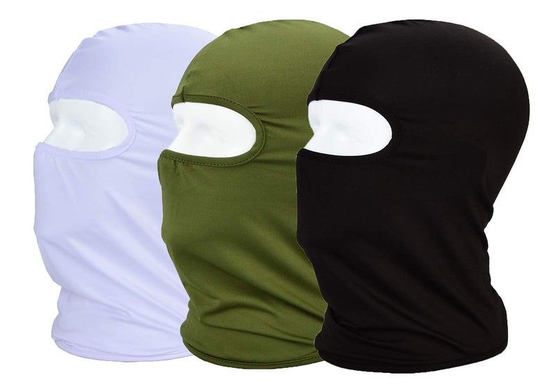 MAYOUTH Balaclava Ski Face Mask for Men Sun Uv Protection Windproof Neck Gaiter Face Cover Face Mask Under Motorcycle Helmet Cycling Outdoor Sports 3-Pack - Image 5