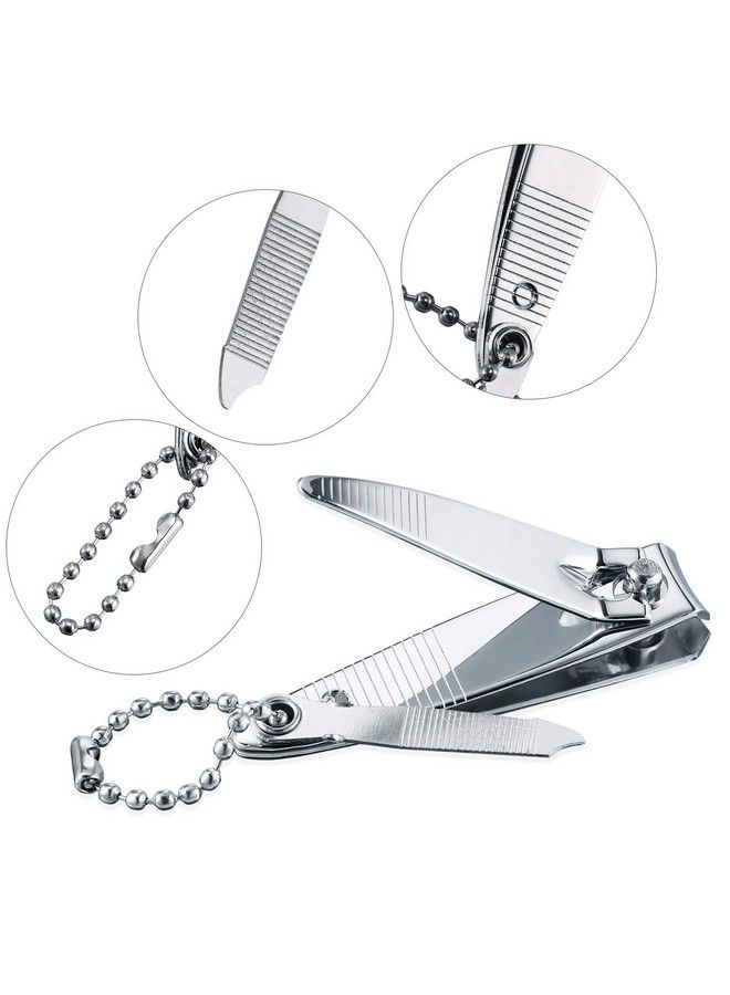 Bememo Stainless Nail Clippers Set Fingernail Clippers And Toenail Clippers Nail Cutter Tool Set For Kids Men Women (12 Pieces Fingernail Clipper Set) - Image 4