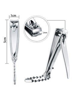 Bememo Stainless Nail Clippers Set Fingernail Clippers And Toenail Clippers Nail Cutter Tool Set For Kids Men Women (12 Pieces Fingernail Clipper Set)  - Image 3