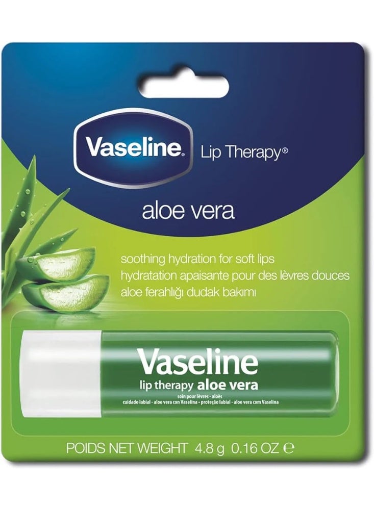 Vaseline Lip Therapy Aloe Vera Lip Care Stick 4.8g - Image 1