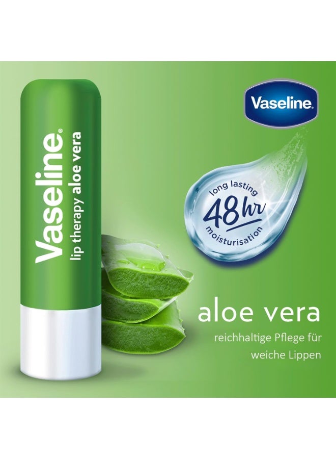 Vaseline Lip Therapy Aloe Vera Lip Care Stick 4.8g - Image 3