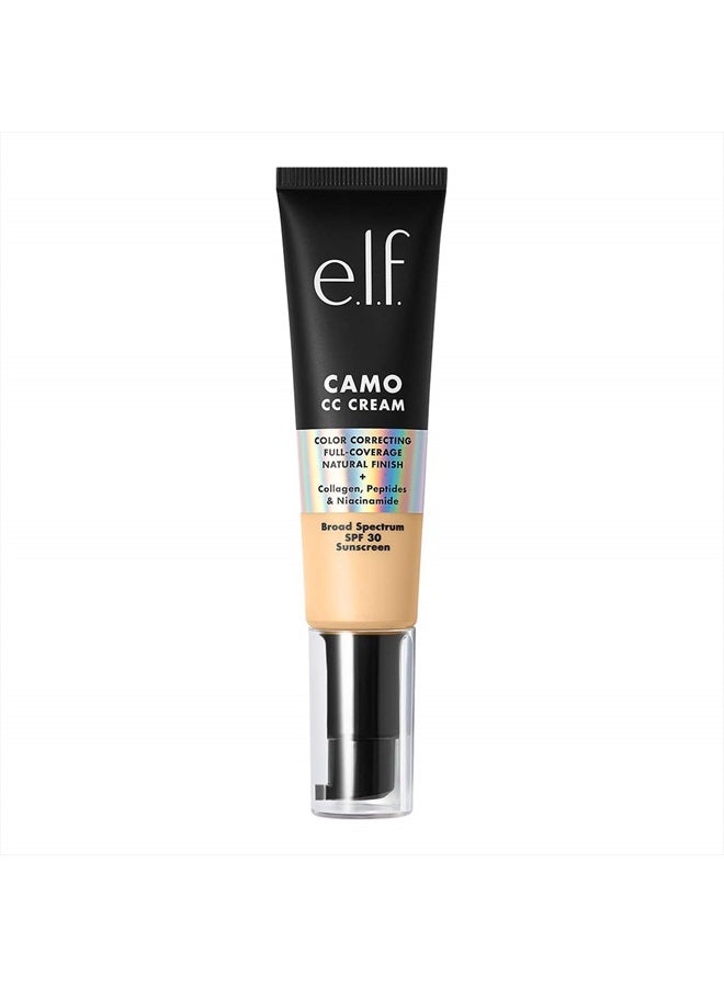 elf Camo CC Cream, Color Correcting Medium-To-Full Coverage Foundation with SPF 30, Fair 140 W, 1.05 Oz (30g) - Image 1