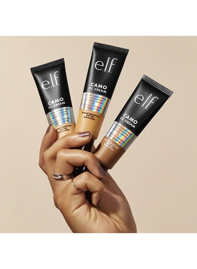 elf Camo CC Cream, Color Correcting Medium-To-Full Coverage Foundation with SPF 30, Fair 140 W, 1.05 Oz (30g) - Image 5