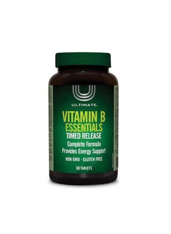 Ultimate Ultimate Vitamin B Essentials 60 Tablets – Energy & Nerve Support 